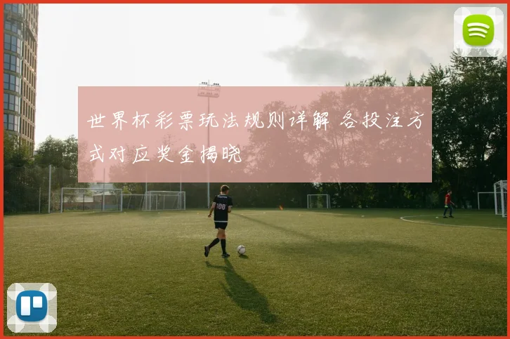 世界杯彩票玩法规则详解 各投注方式对应奖金揭晓